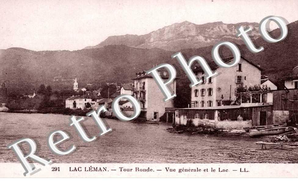 Lac Leman, Tour Ronde, Vue Generale sur le Lac