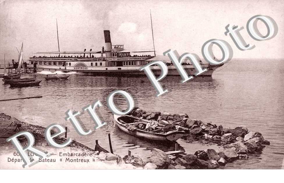 Embarcadere, Depart du Bateau "Montreux"