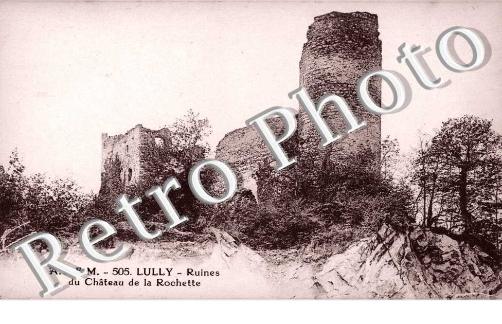 ruines du château de la Rochette