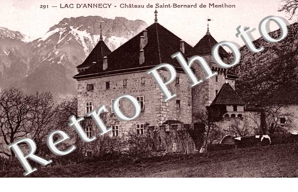 Lac d'Annecy, le Chateau de Saint-Bernard de Menthon