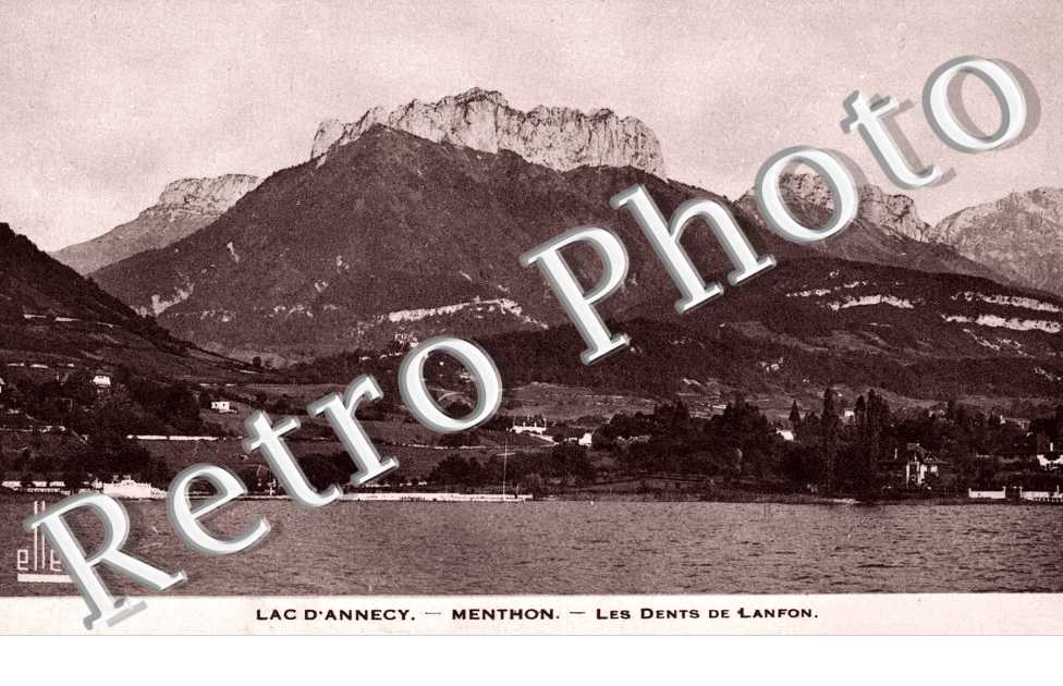 les Dents de Lanfon, Lac d'Annecy