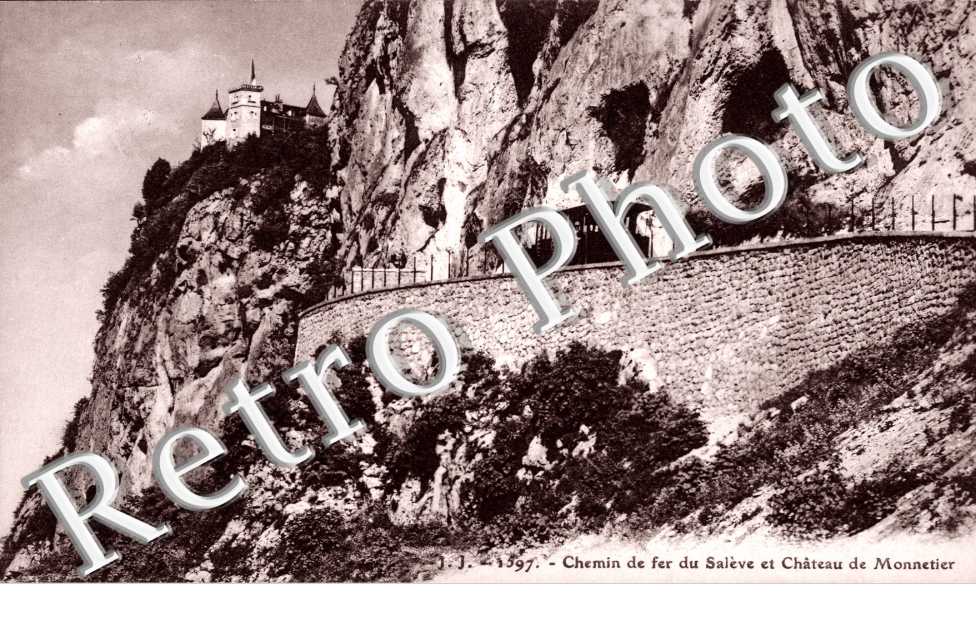 chemin de fer du saleve et chateau de monnetier