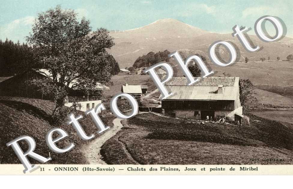 Chalet des plaines, Joux et pointe de Miribel