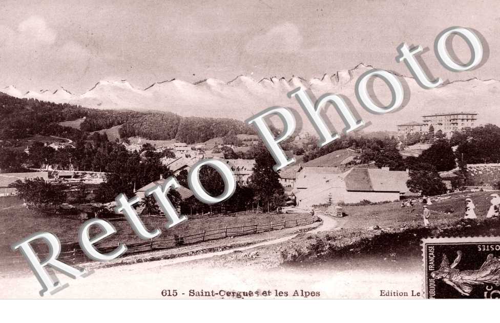 Vue generale et les Alpes
