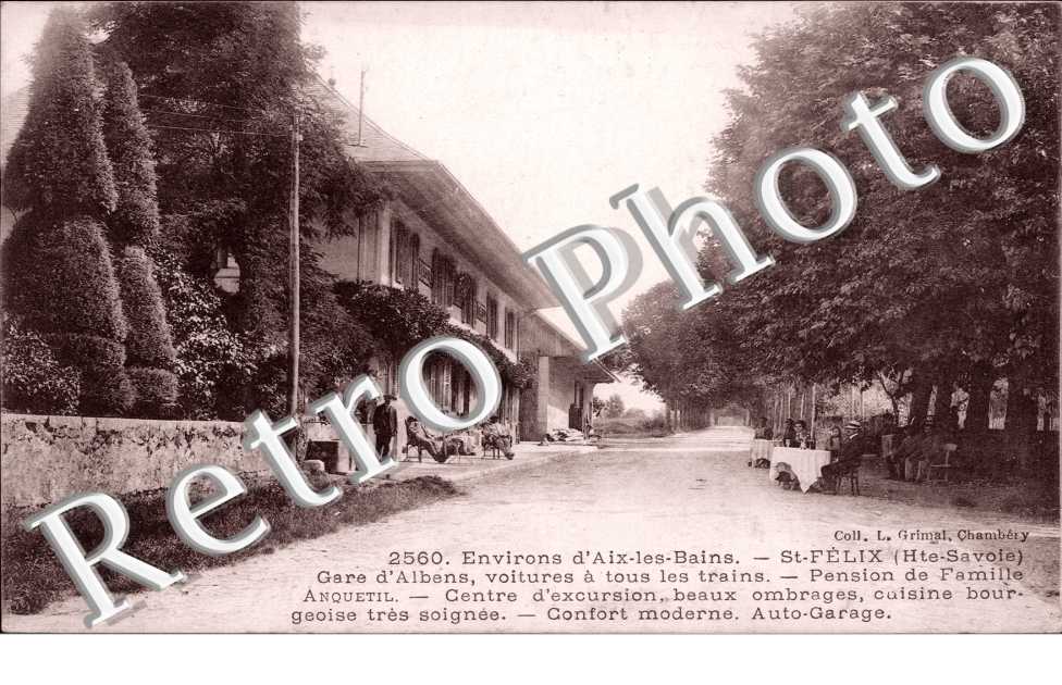 Gare d'Albens, Pension de Famille, Anquetil