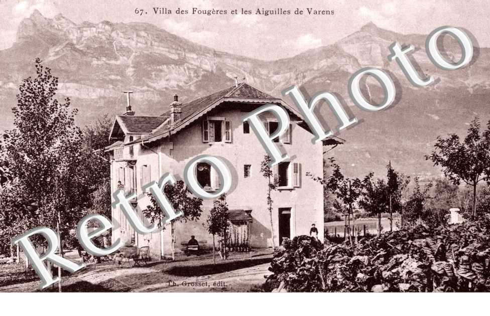 Villa des Fougeres et les Aiguilles de Varens