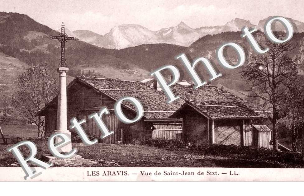 les Aravis, vue de Saint Jean de Sixt