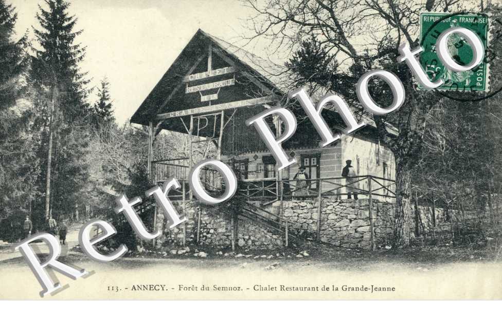 Annecy, foret du Semnoz, chalet restaurant de la Grande Jeanne