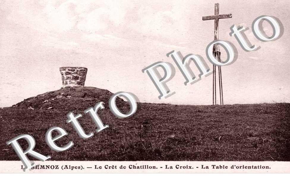 le Cret de Chatillon, la Croix, la Table d'orientation