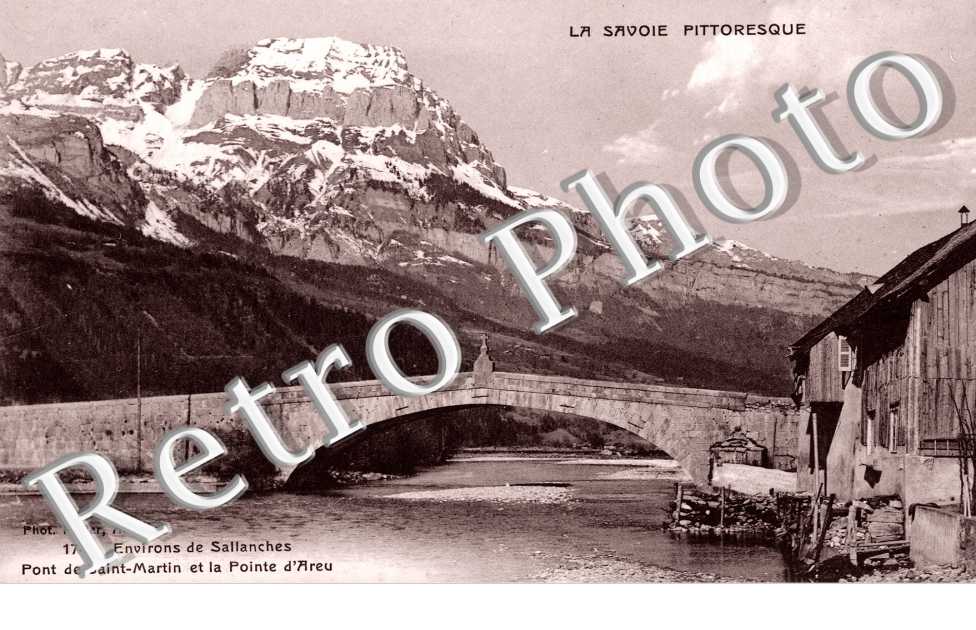 pont de Saint Martin et la pointe d'Areu