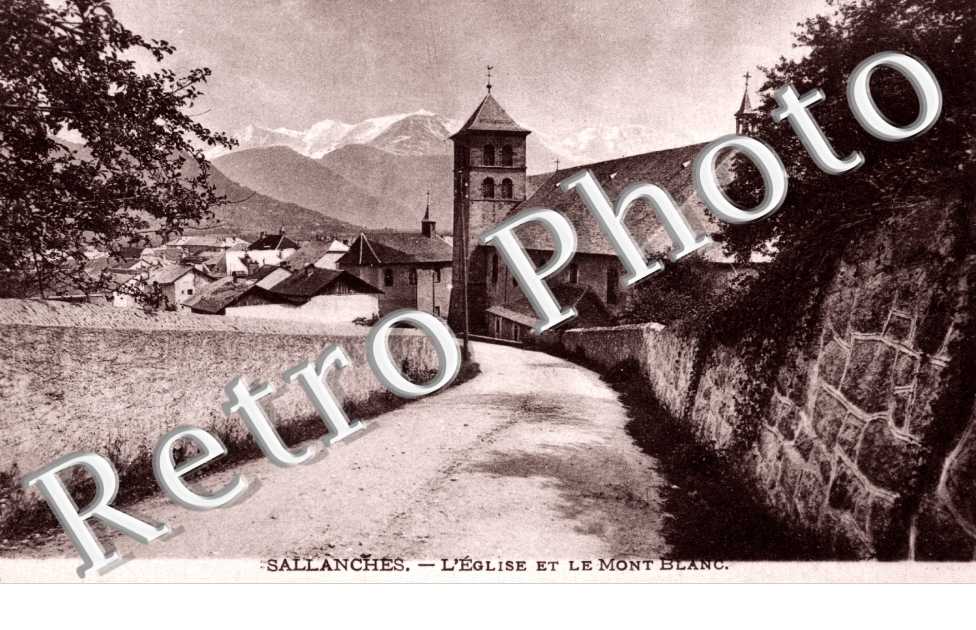 L'Eglise et le Mont Blanc
