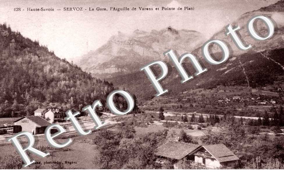 La Gare, l'Aiguille de Varens et Pointe de Plate