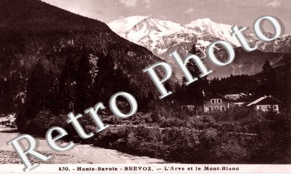 L'Arve et le Mont Blanc