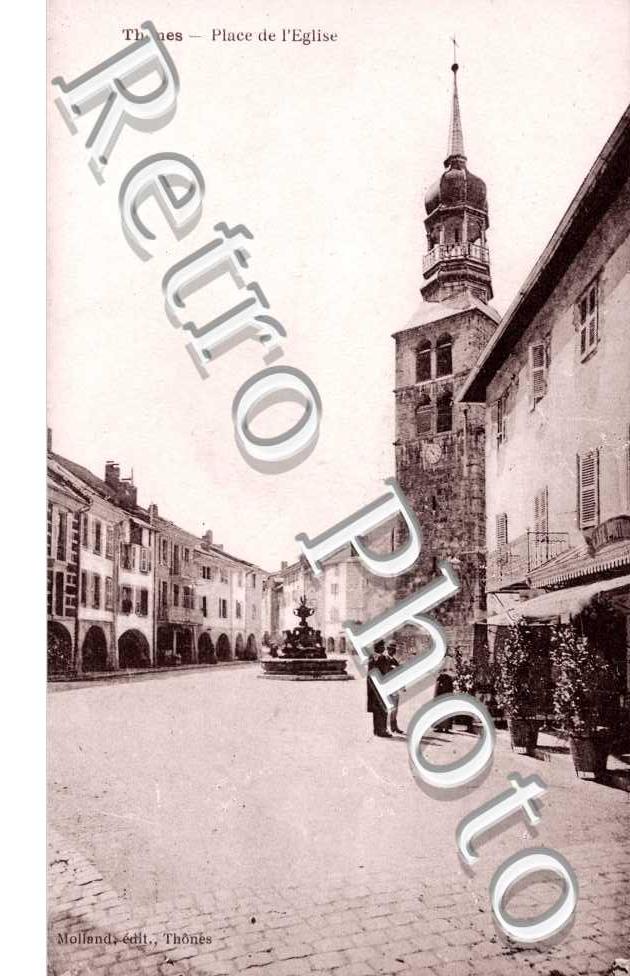 La place de  l'eglise