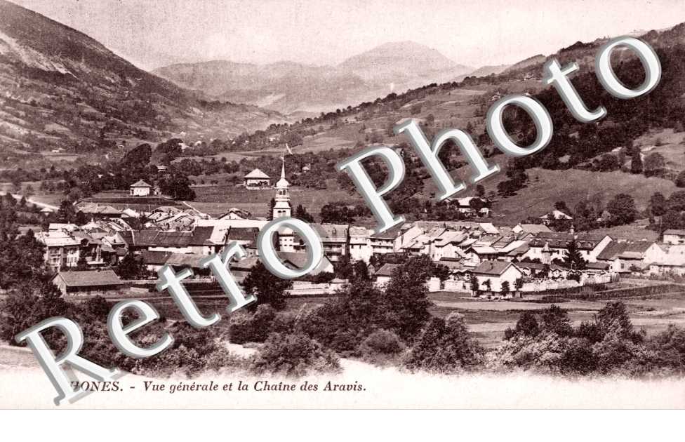 Vue generale et la Chaine des Aravis