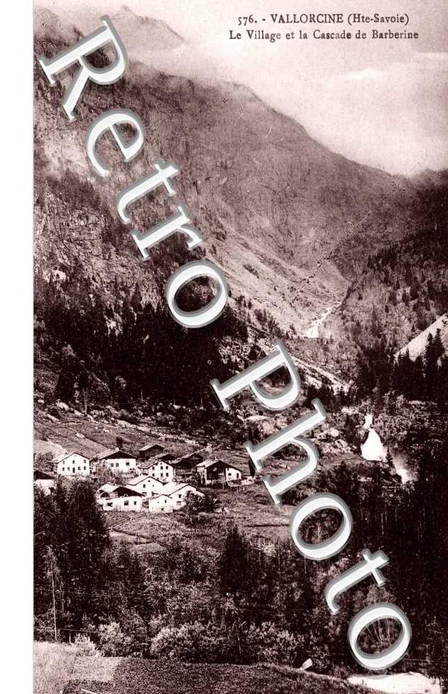 Le Village et la Cascade de Barberine
