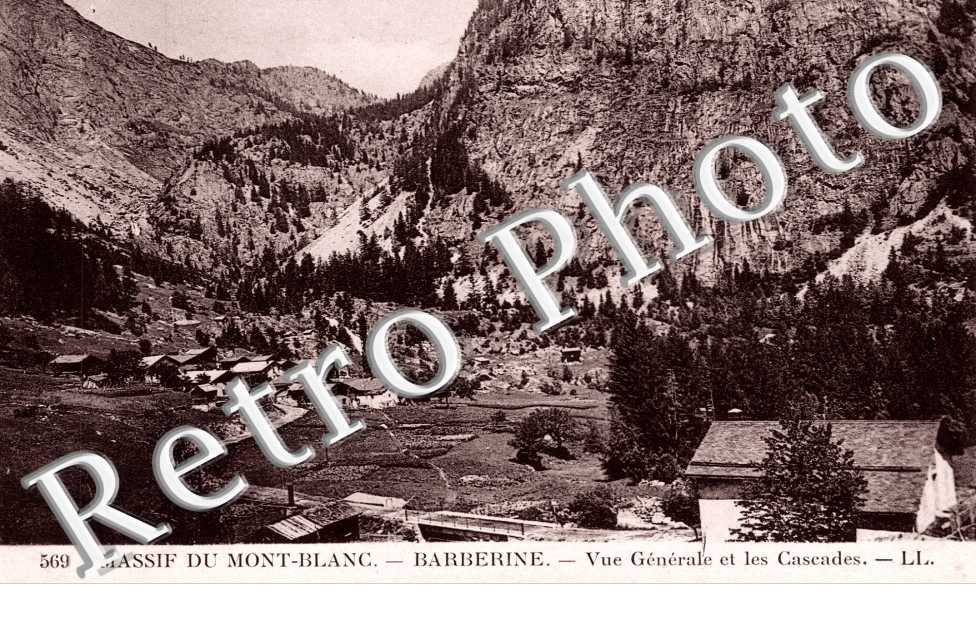 Barberine, Vue generale et les Cascades