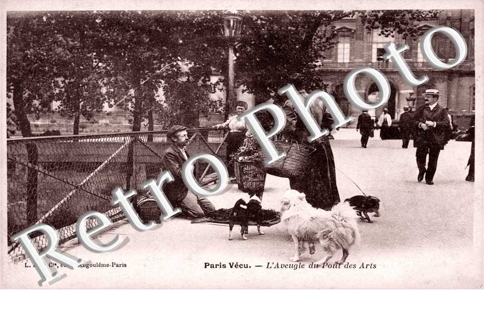  l'aveugle du Pont des Arts