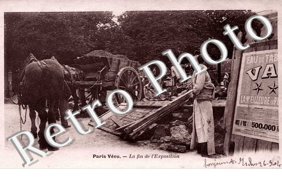la fin de l'exposition