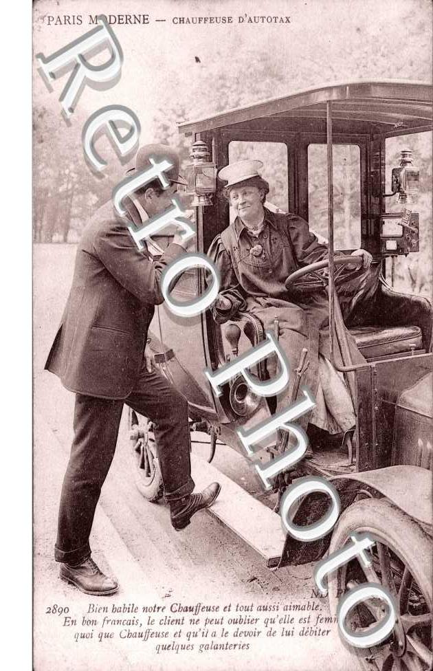 Les Femmes Chauffeur  Chauffeuse d'autotax  
