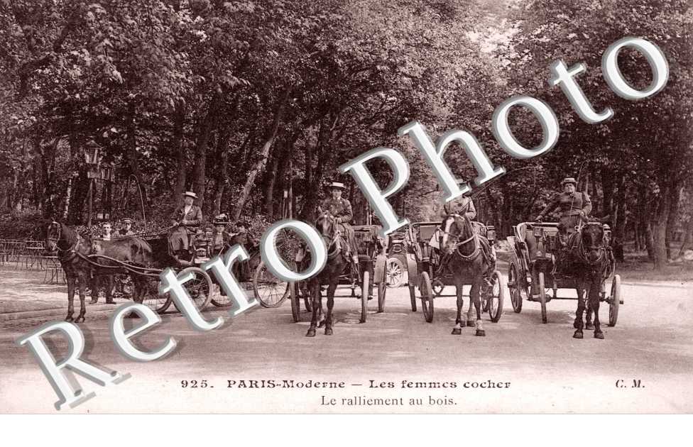 Les Femmes Cocher Bois de Boulogne