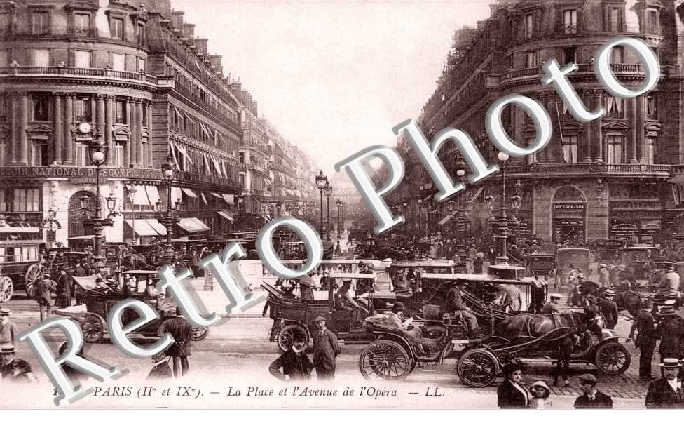 la Place et l'avenue de l'Opéra