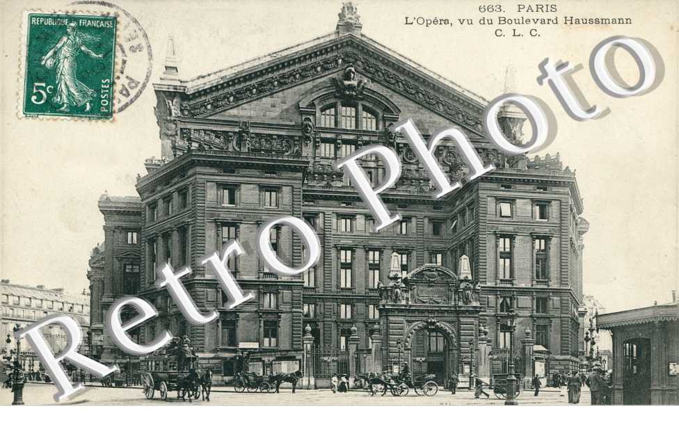 l'Opera vu du boulevard Haussmann