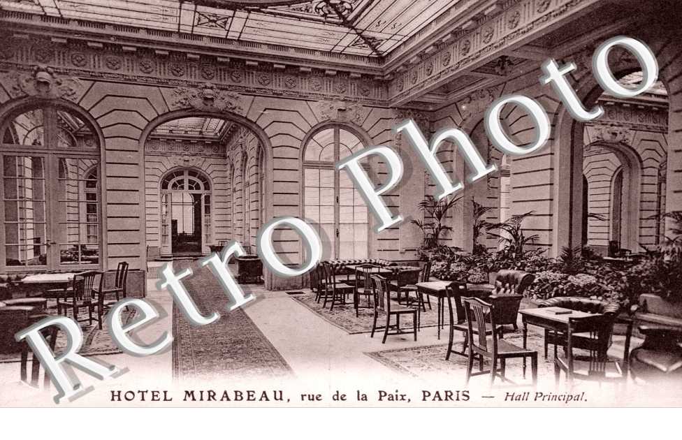 Rue de la Paix  Hotel Mirabeau, Hall Principal