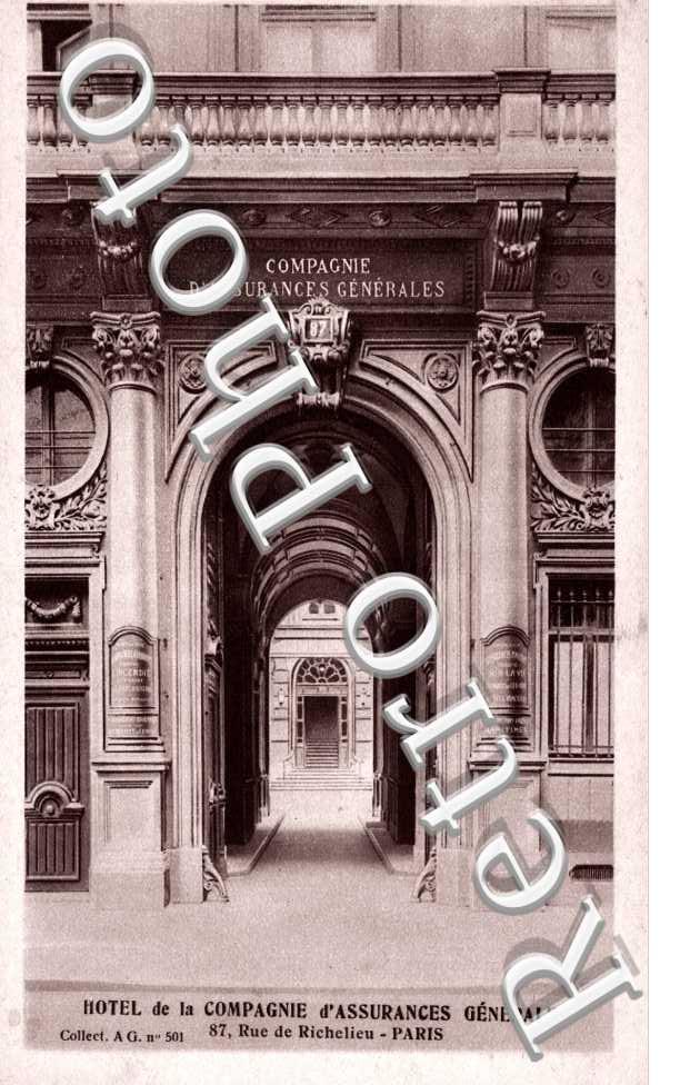 Hotel de la Compagnie d'Assurances Generales, 87  Rue de Richelieu
