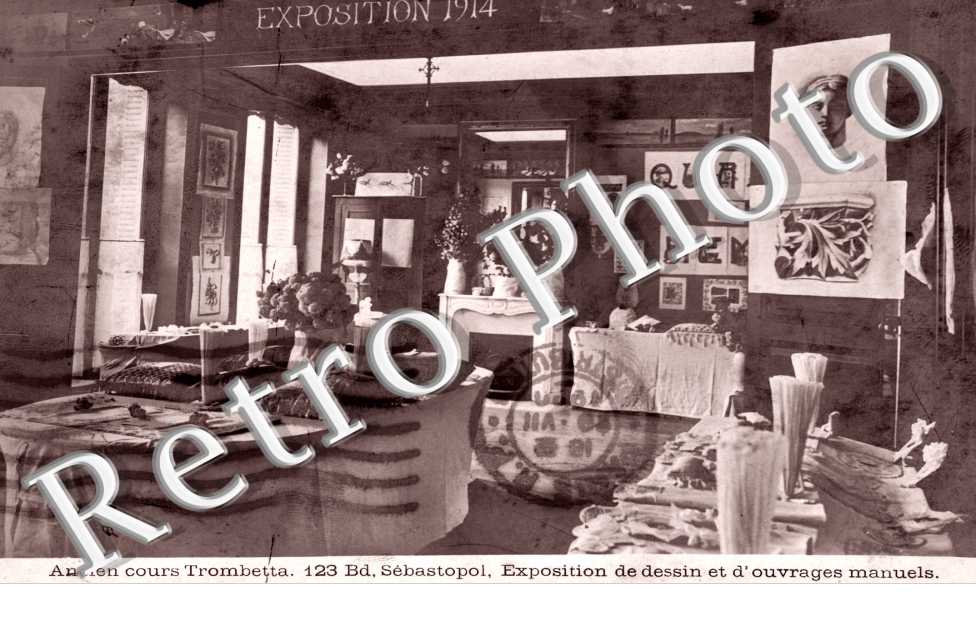 127 boulevard Sebastopol - Ancien Cours Trombetta, Exposition de Dessin
