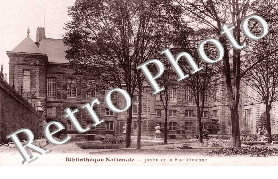 Bibliotheque Nationale Jardin de la rue Vivienne