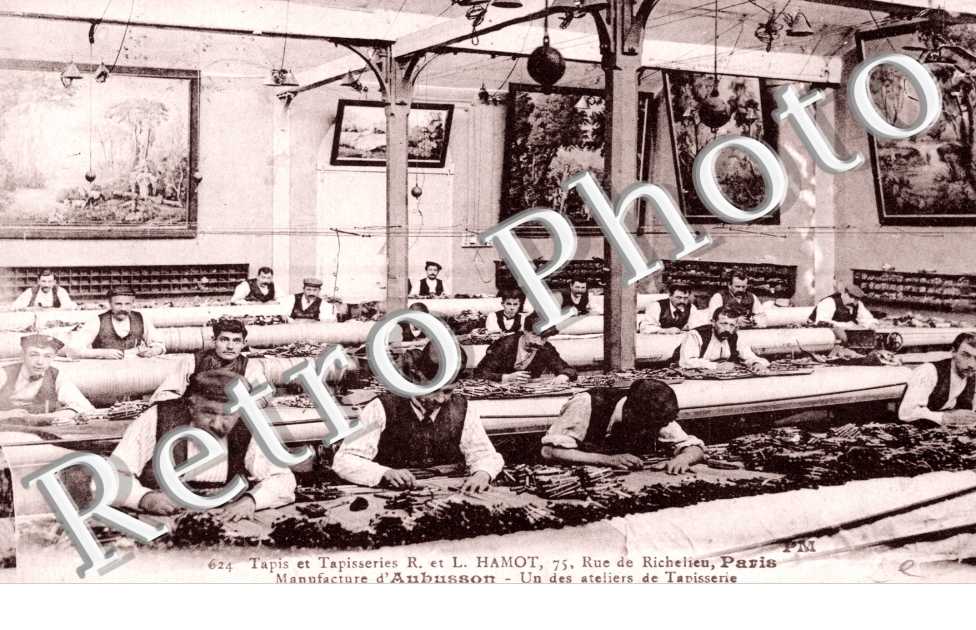 75 rue de Richelieu  -  Tapis et tapisserie R. et L. Hamot - Manufacture d'Aubusson