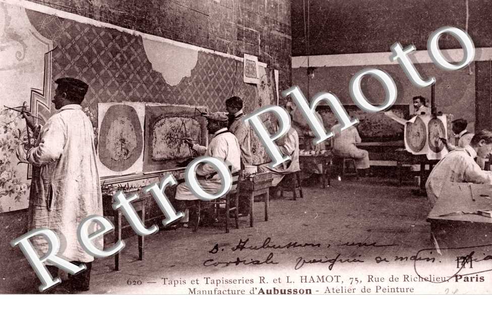 75 rue de Richelieu  - Tapis et tapisserie R. et L. Hamot - Manufacture d'Aubusson