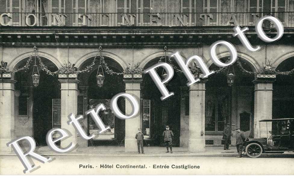 Hotel Continental, Entree rue Castiglione