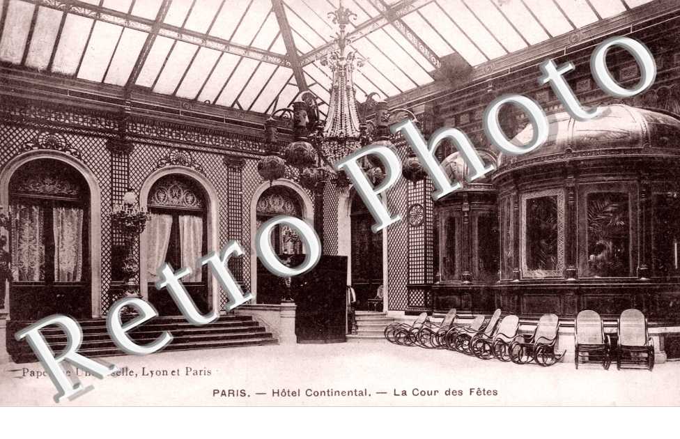  rue Castiglione  Hotel Continental, la Cour des Fetes