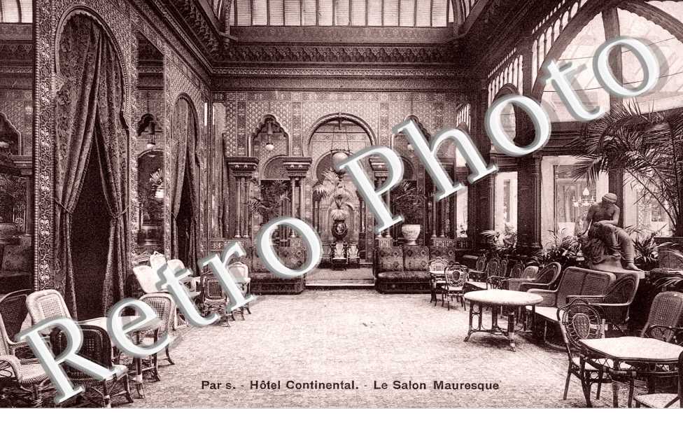  rue Castiglione  Hotel Continental Le salon Mauresque