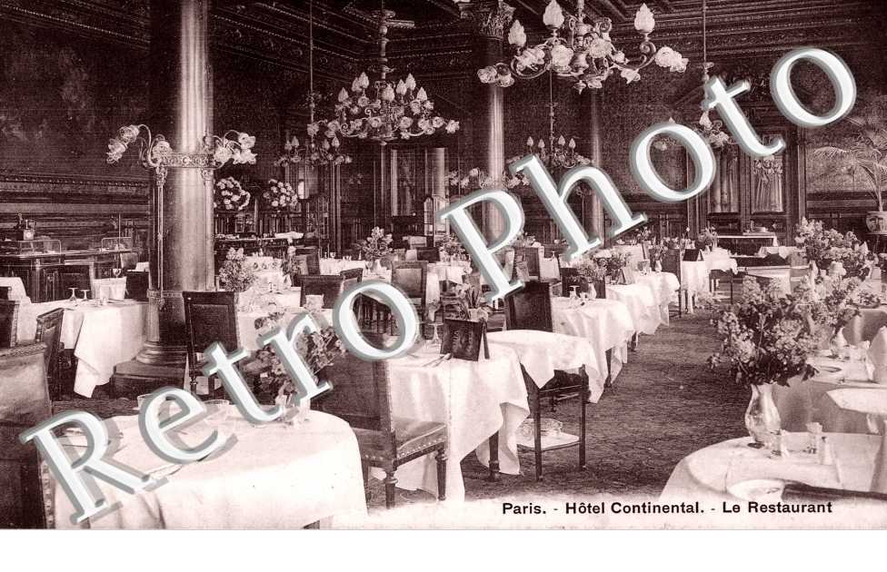  rue Castiglione  Hotel Continental Le restaurant