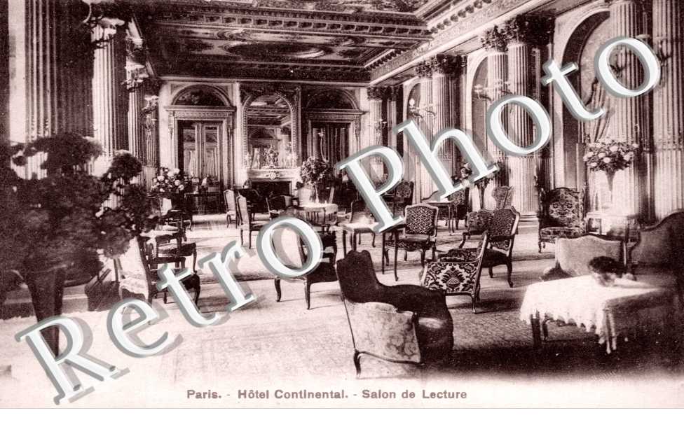 rue Castiglione Hotel Continental Salle de lecture