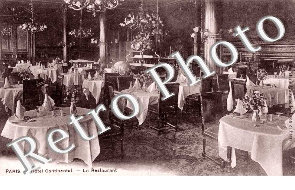rue Castiglione Hotel Continental Le restaurant
