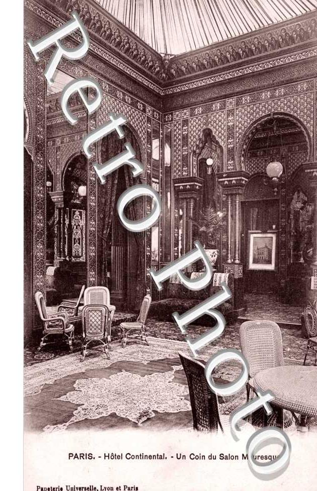 rue Castiglione Hotel Continental, Salon Mauresque