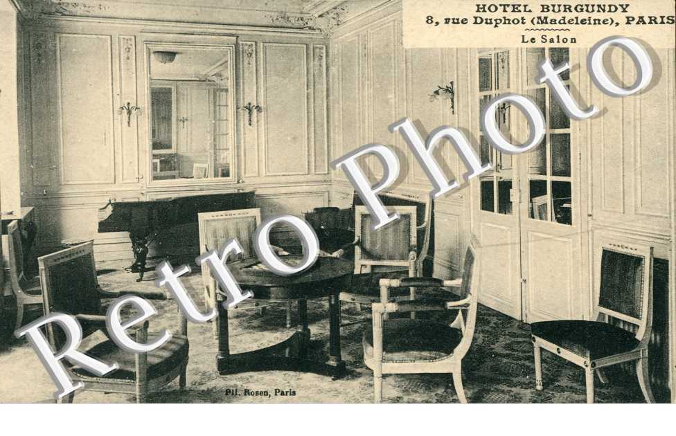 Hotel Burgundy 8 rue Duphot