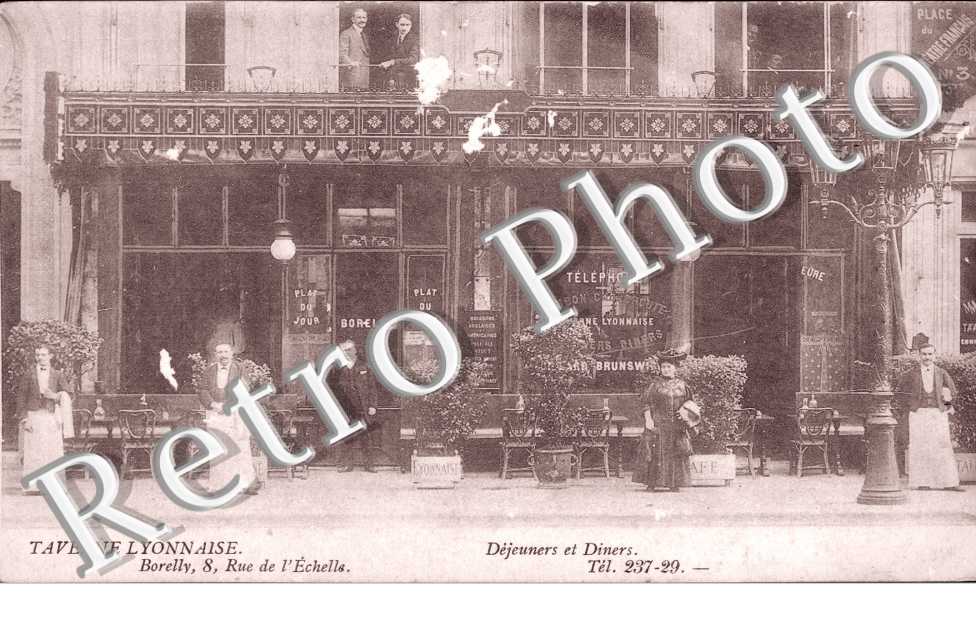 taverne Lyonnaise  Borelly  8 rue de l'Echelle