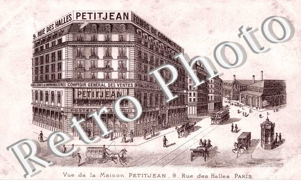 Vue de la Maison Petitjean, 9 Rue des Halles