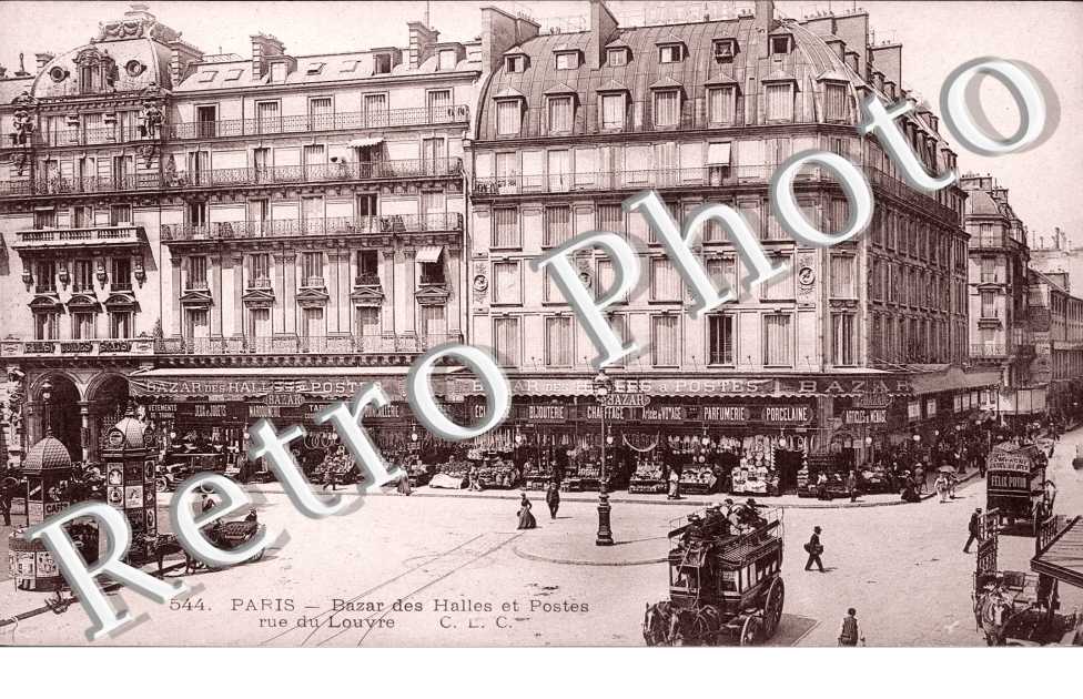 Bazar des Halles et Postes, Rue du Louvre