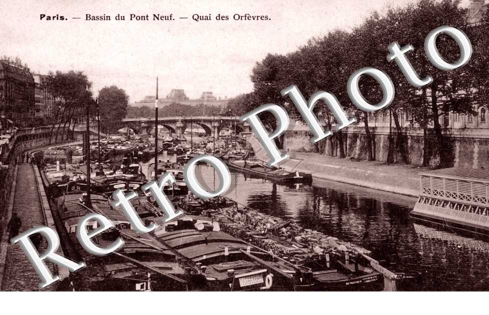 Bassin du Pont Neuf, Quai des Orfevres