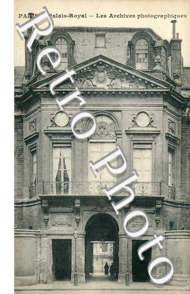 PALAIS ROYAL les archives photographiques
