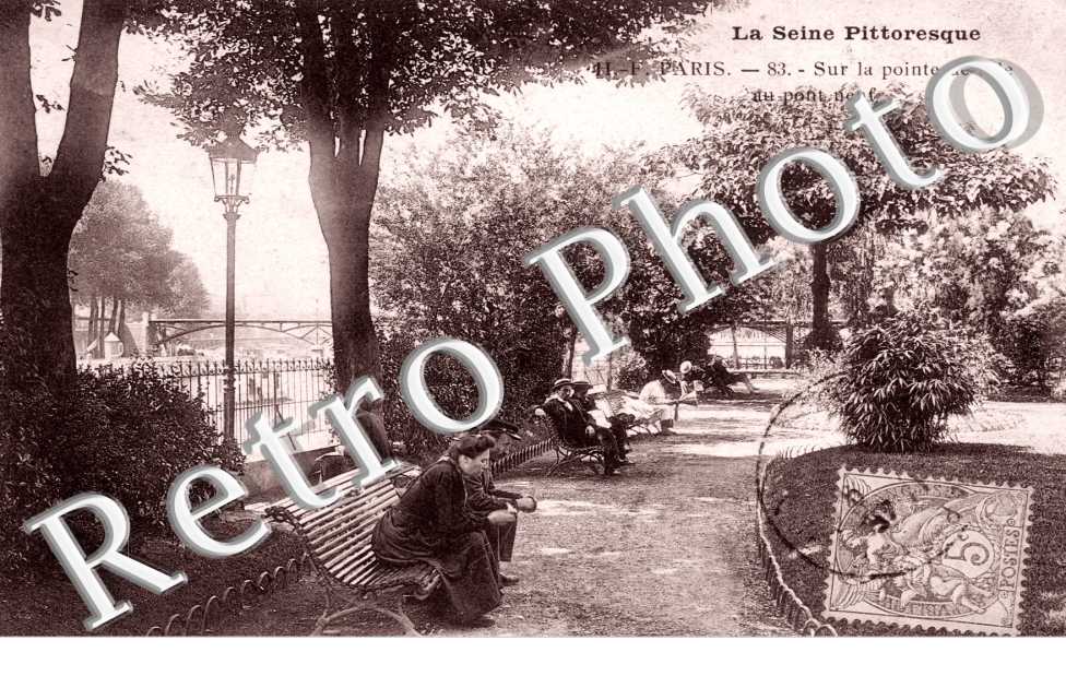Sur la Pointe de l'Ile au Pont Neuf