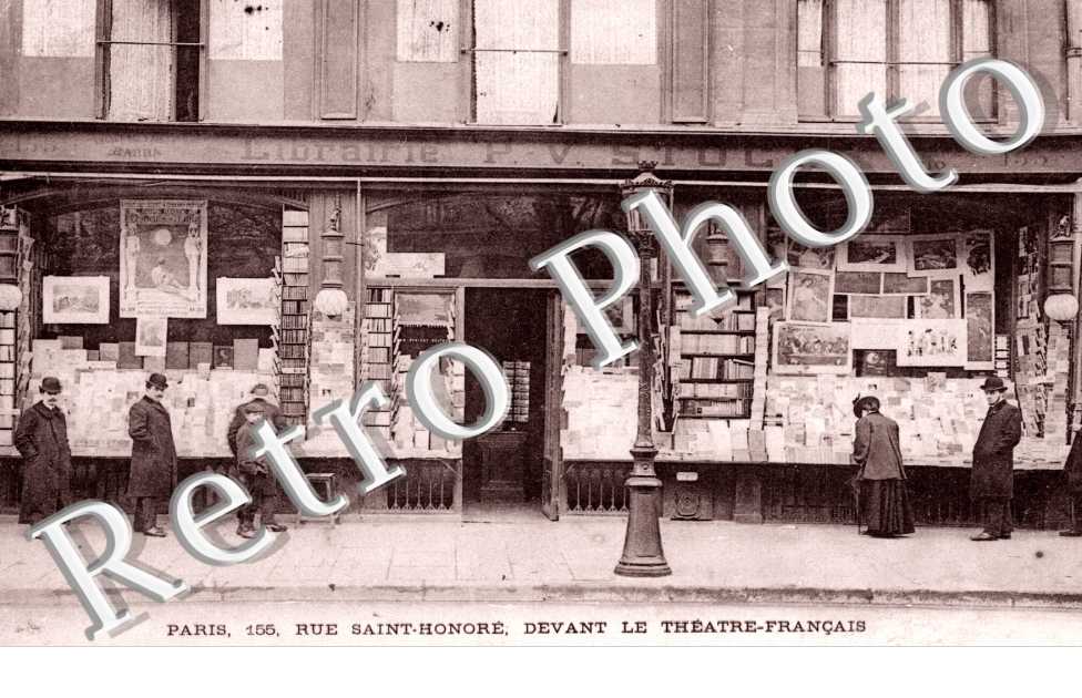 Librairie P.V. Stock 155 rue Saint Honore devant le theatre francais