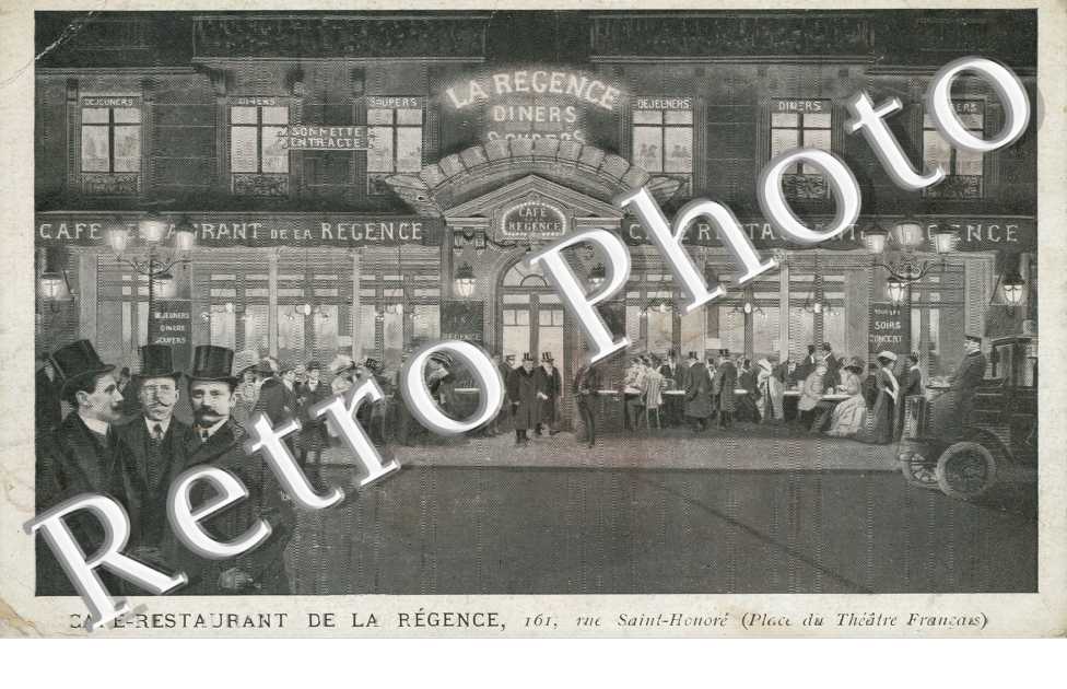 cafe restaurant de la Regence 161 rue Saint Honore