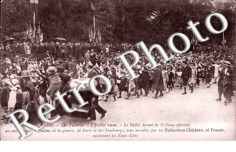 les Tuileries  14 juillet 1920